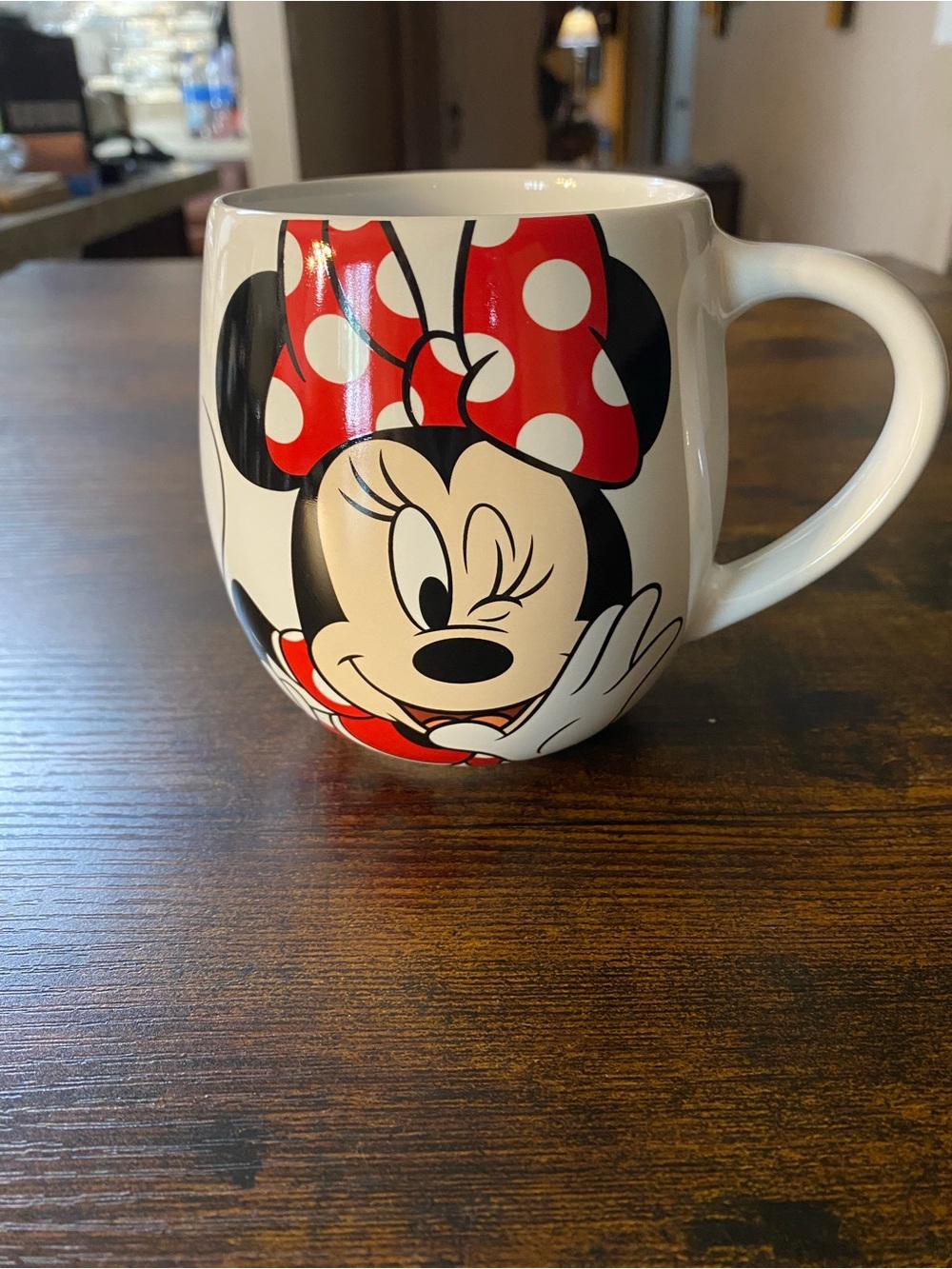 Disney Minnie Mouse Ceramic Mug - Red, White & Black